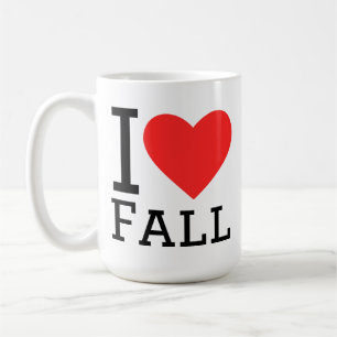 Jag älskar höst kaffemugg
