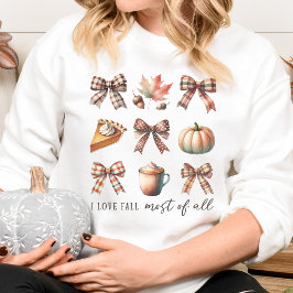 Jag älskar hösten mest av allt, Autumn Coquette Da T Shirt