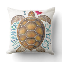 Jag älskar hotade arter kudder