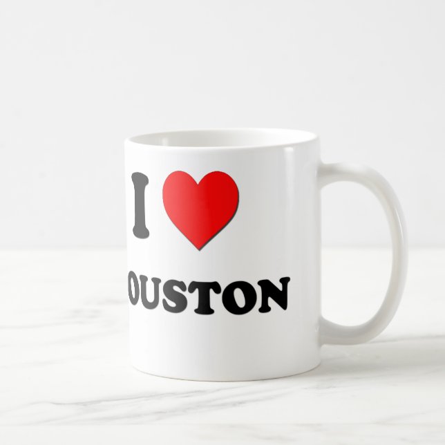 Jag älskar Houston Kaffemugg (Höger)