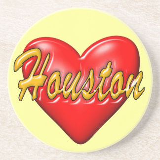 Jag älskar Houston Underlägg Sandsten