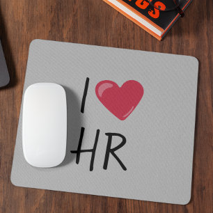 Jag älskar HR HR Personalavdelningen Kontorspresen Musmatta