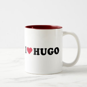 JAG ÄLSKAR HUGO Två-Tonad MUGG