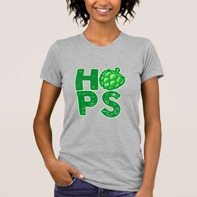 Jag älskar humle i hantverksöl t shirt (Framsida)