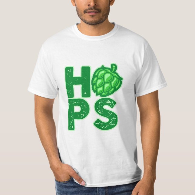 Jag älskar humle i hantverksöl t shirt (Framsida)