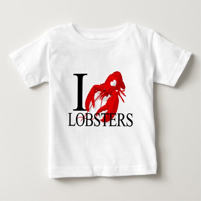 Jag älskar hummerbabyen tröja (Framsida)