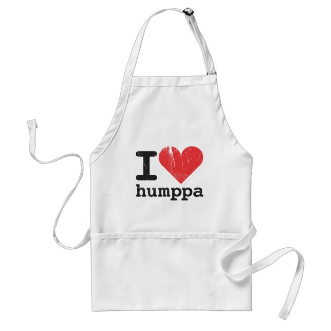 Jag älskar Humppa Apron Förkläde (Framsidan)