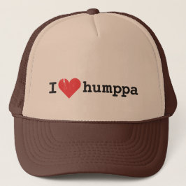Jag älskar Humppa Brown Trucker Hatt Truckerkeps