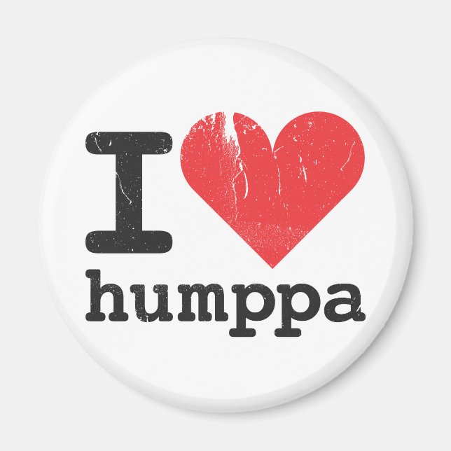 Jag älskar Humppa Magnet (Framsidan)