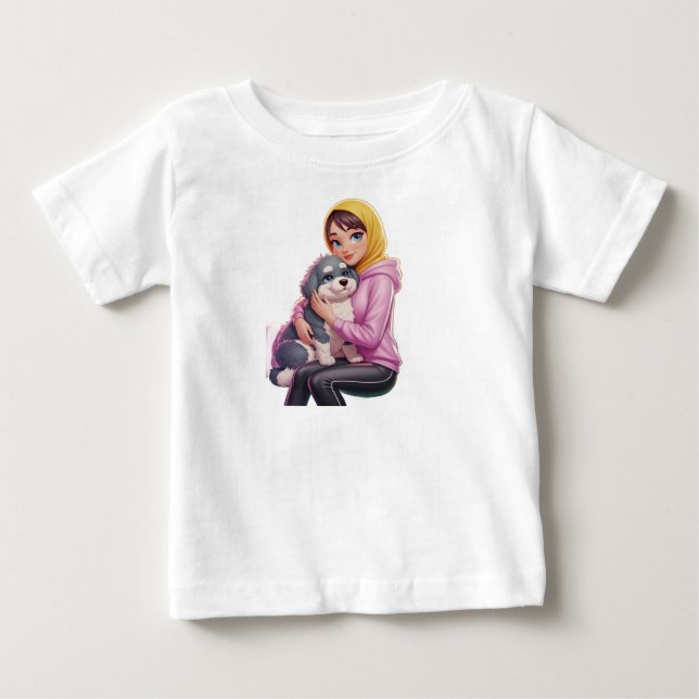 Jag älskar hundar t shirt (Framsida)