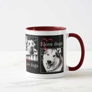 Jag älskar hundmuggen mugg