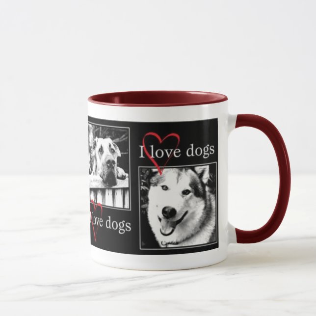 Jag älskar hundmuggen mugg (Höger)