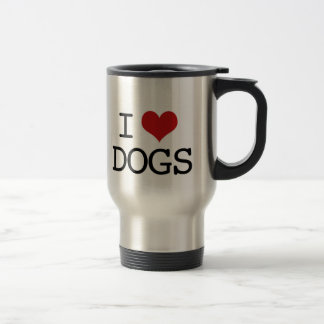 Jag älskar hundtravel mug resemugg