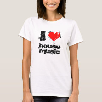 Jag älskar husmusik t-shirt