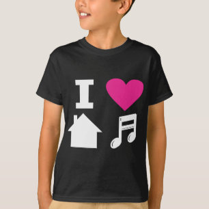 Jag älskar husmusik t shirt