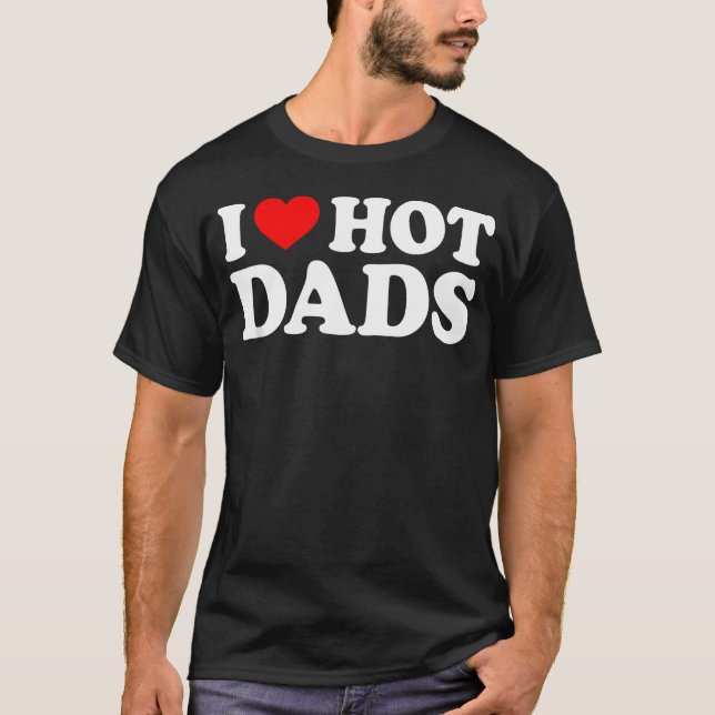 Jag älskar I Heart Hot T Shirt (Framsida)