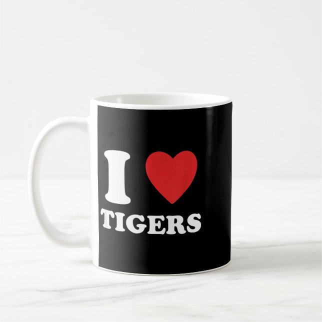 Jag älskar I hjärta Kaffemugg (Vänster)