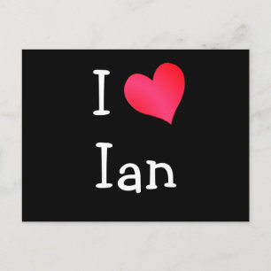 Jag älskar Ian Vykort