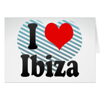 Jag älskar Ibiza, Spanien. Mig Encanta Ibiza, OBS Kort
