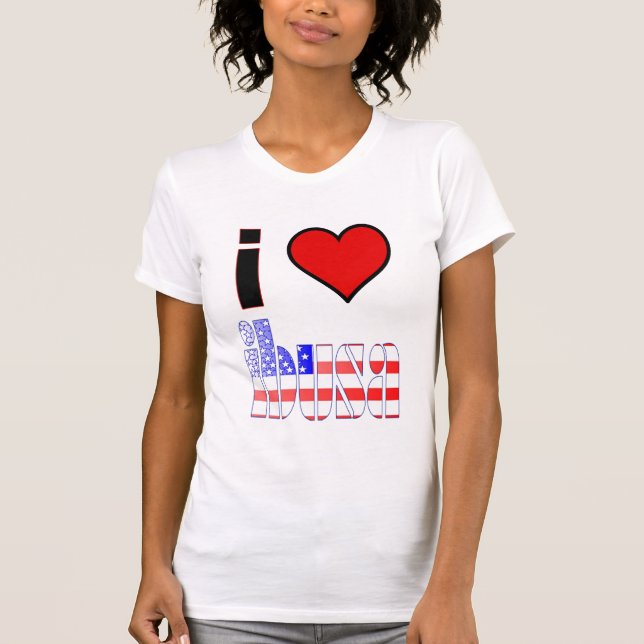 Jag älskar Ibusa Tee Shirt (Framsida)