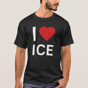 Jag älskar ICE Tee Patriotisk Konservativ