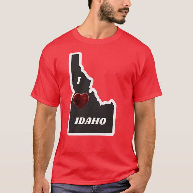 Jag älskar Idaho 1 T Shirt (Framsida)