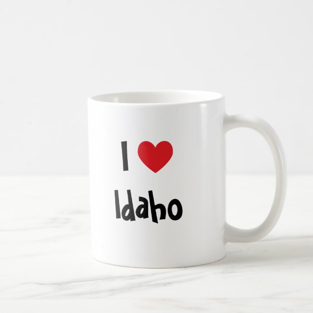 Jag älskar Idaho Kaffemugg (Höger)