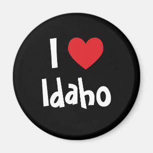 Jag älskar Idaho Magnet