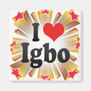 Jag älskar Igbo Magnet