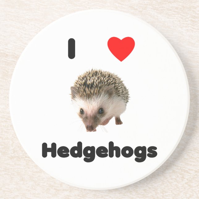 Jag älskar igelkottar underlägg (Framsidan)