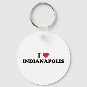 Jag älskar Indianapolis Nyckelring