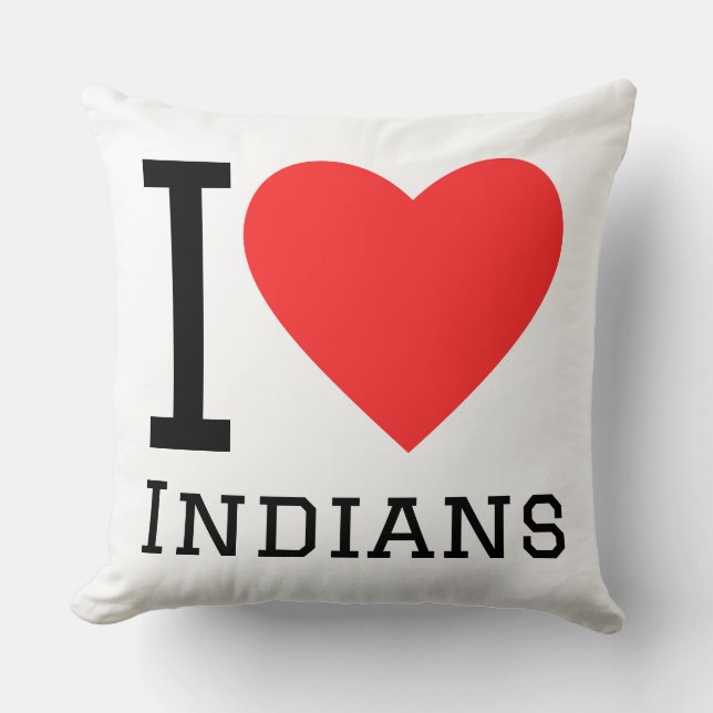 Jag älskar indianer kudde (Framsida)