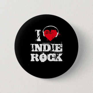 Jag älskar indie sten knapp