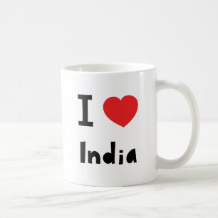 Jag älskar Indien Kaffemugg