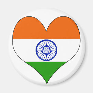 Jag älskar Indien Magnet