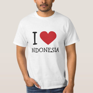 Jag älskar Indonesien T-shirt