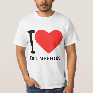 Jag älskar ingenjörsvetenskap t shirt