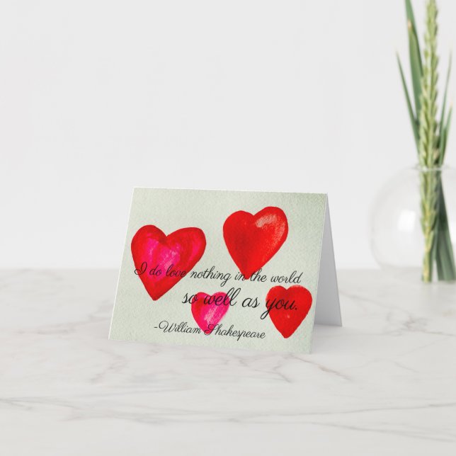 Jag älskar ingenting i världen så mycket som dig.  kort (Framsida)