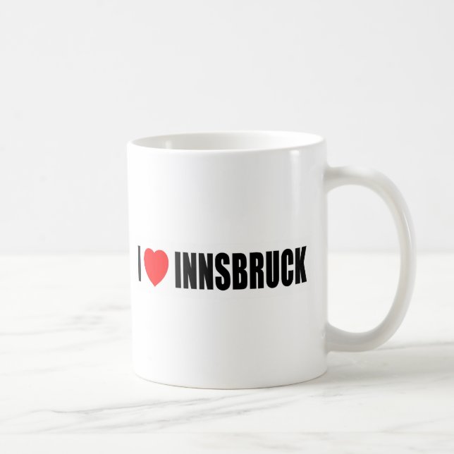 Jag älskar Innsbruck Kaffemugg (Höger)
