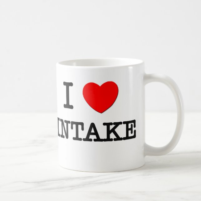 Jag älskar intag kaffemugg (Höger)