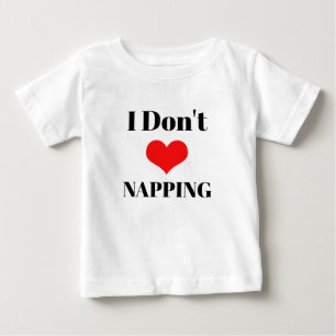 Jag älskar inte att sova Alla hjärtans dag T Shirt