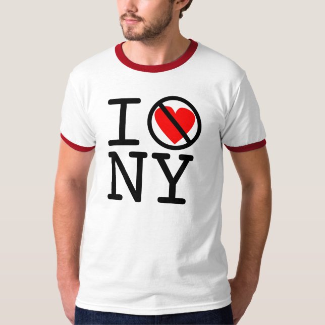 Jag älskar inte New York! Tröja (Framsida)