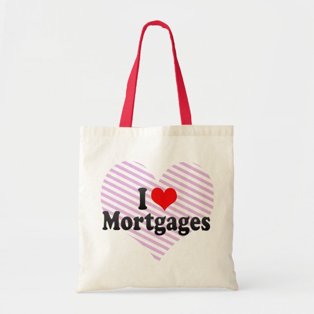 Jag älskar intecknar tygkasse (Framsidan)