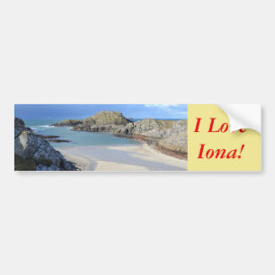 Jag älskar Iona! Bildekal