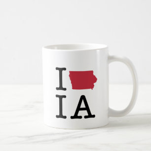 Jag älskar Iowa Kaffemugg