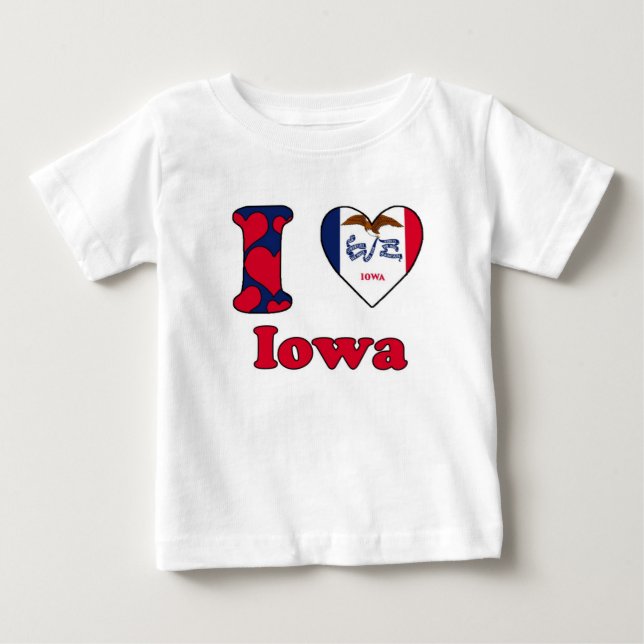 Jag älskar Iowa Tee (Framsida)