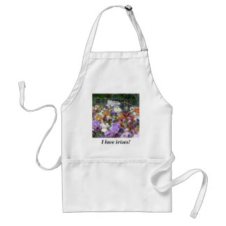 Jag älskar irises! förkläde