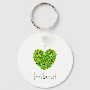 Jag älskar Irland Keychain Nyckelring