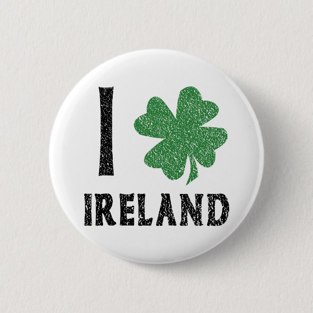 Jag älskar Irland Knapp (Framsida)