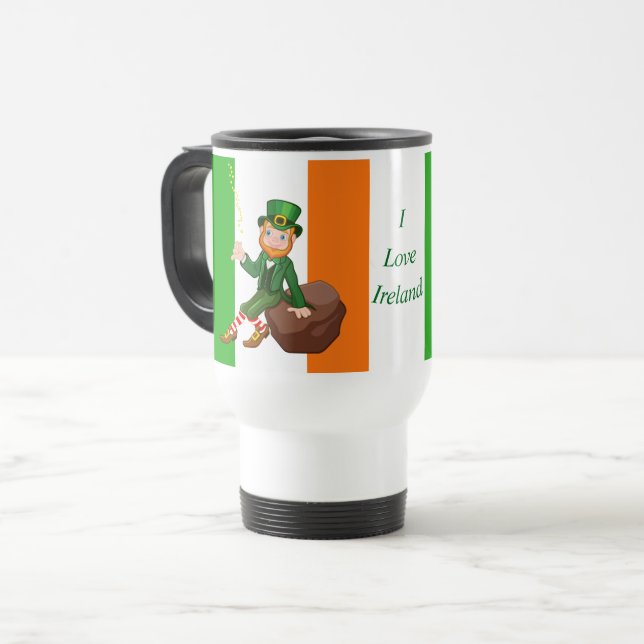 Jag älskar Irland Resemugg (Framsida vänster)